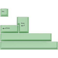 GMK Additional Kit, ABS-Keycaps, Double-Shot, Erweiterungsset fr ISO & ANSI - pastell grn