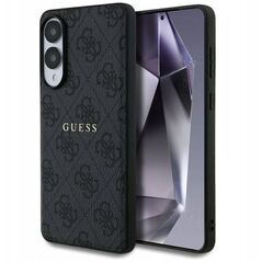 Case Guess 4G Ring Classic Logo MagSafe Samsung Galaxy S25 Edge black