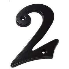 NUMBER 2 GB-2531_2 105X65MM BLACK