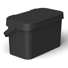 BIOWAST BIN BIOWASTE BLACK 5L