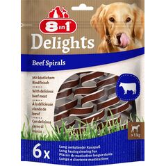 8in1 8in1 Przysmak Delights Beef Spirals