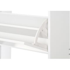 ΝΤΟΥΛΑΠΙ ΠΑΠΟΥΤΣΙΩΝ ΛΕΥΚΟ 60X24X80CM 4LIVING