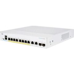 Cisco Cisco switch CBS350-8P-2G, 8xGbE RJ45, 2xGbE RJ45/SFP, fanless, PoE+, 67W - REFRESH