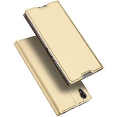 Dux Ducis Etui portfel Dux Ducis skin leather SONY XA1 złoty