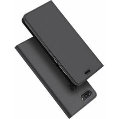 Dux Ducis Etui dux ducis skin leather HUAWEI Y9 2018 szare