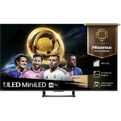 Hisense 75U7Q Telewizor 190,5 cm (75") 4K Ultra HD Smart TV Wi-Fi Czarny 450 cd/m
