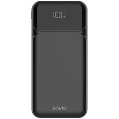 SAVIO BA-08 POWERBANK 10000 mAh, czarny
