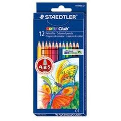 Σετ 12 χρωματιστά μολύβια STAEDTLER, Χάρτινο κουτί