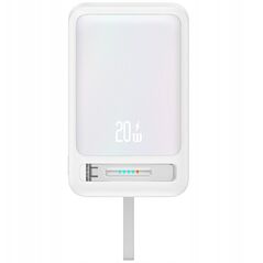 Powerbank USAMS XM Series CD219 10000mAh Magnetic Wireless biały