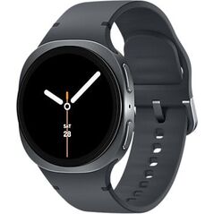 Samsung Galaxy Watch 8 3,81 cm (1.5") AMOLED 40 mm Cyfrowy 480 x 480 px Ekran dotykowy 4G Grafitowy Wi-Fi GPS