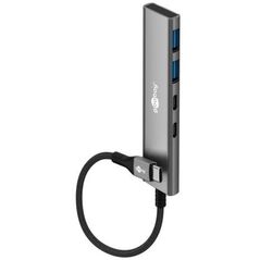 Slim 4-portowy koncentrator USB, USB-C™ na USB-C™/USB-A, 5 Gbit/s