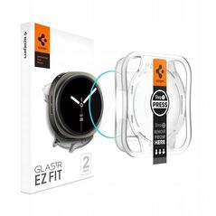 Spigen GLAS.TR EZ FIT 2-Pack - Szkło hartowane do Samsung Galaxy Watch 8 44 mm (2 szt)