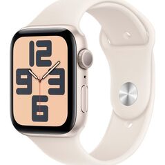 Apple Watch SE GPS 40mm Starlight Aliuminio Case with Starlight Sport Band - M/L
