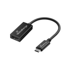 MediaRange USB-C to HDMI Audio and Video Converter, 20cm, Black (MRCS234) έως 12 άτοκες Δόσεις