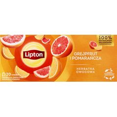 Lipton Herbatka owocowa grejpfrut i pomarańcza 20 torebek