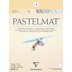 Χαρτί Clairefontaine PASTELMAT αρ.1 - 18x24 - 12 φύλλα 4 χρώματα