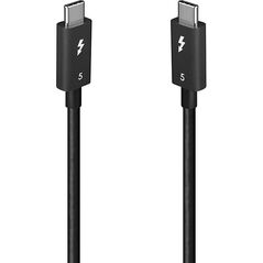Lindy 31130 kabel Thunderbolt 1 m 80 Gbit/s Czarny
