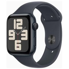 Apple Watch SE 2024 GPS 44mm Midnight Aluminium Case with Midnight Sport Band - M/L,Model A2723