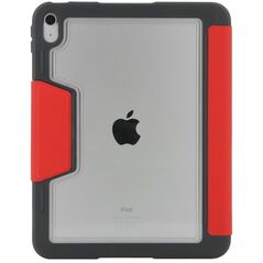 Mobilis 062008 etui na tablet 27,9 cm (11") Etui z klapką Czarny, Czerwony, Przezroczysty