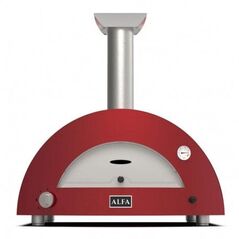Υβριδικός φούρνος πίτσας Alfa Forni Moderno 2 Pizze Antique Red