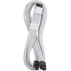 CableMod C-Series Pro ModMesh 12V-2x6-Kabel, Sleeved, 16-Pin zu 2x 8-Pin, fr Corsair Type 4 und 3 PSUs - wei, 60cm