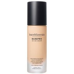 bareMinerals BarePro 24HR Wear Skin-Perfecting Matte Liquid Foundation SPF20 matujący podkład w płynie Fair 10 Warm 30ml
