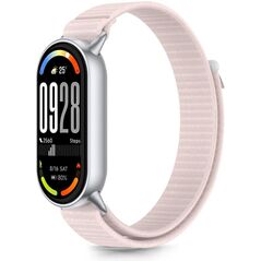 TECH-PROTECT NYLON STRIPE XIAOMI SMART BAND 8 / 9 / 10 / NFC PINK/GREY