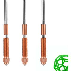 Μικρο Swiss žalvariu padengtas dilimui atsparus antgalis skirtas FlowTech Hotend 0.40mm