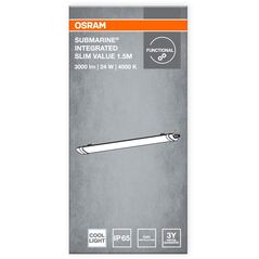 Public space luminaire OSRAM SUBMARINE SLIM VALUE, 24W 2160lm, 4000K, IP65, 150cm