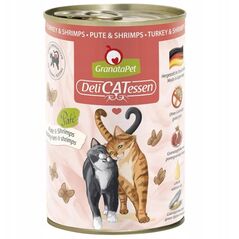 GranataPet DeliCatessen indyk i krewetki mokra karma dla kota 400g