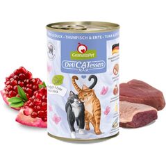 GranataPet DeliCatessen tuńczyk i kaczka  mokra karma dla kota 400g
