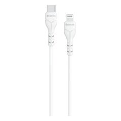 Καλώδιο Σύνδεσης USB 2.0 Devia EC150 USB C σε Lightning PD 27W 1m Kintone Eco-Friendly Λευκό 6942297112582 6942297112582 έως και 12 άτοκες δόσεις