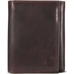 Carhartt Portfel Carhartt Oil Tan Trifold Dark Brown