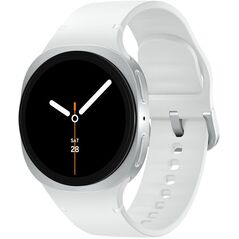 Samsung Galaxy Watch 8 3,3 cm (1.3") AMOLED 40 mm Cyfrowy 438 x 438 px Ekran dotykowy 4G Srebrny Wi-Fi GPS