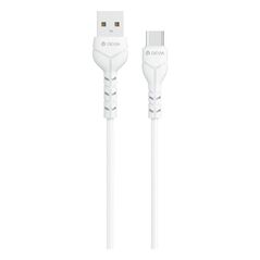 Καλώδιο Σύνδεσης USB 2.0 Devia EC305 USB A σε USB C 1m Kintone Eco-Friendly Λευκό 6942297112551 6942297112551 έως και 12 άτοκες δόσεις