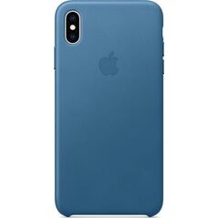 Apple Etui skórzane iPhone XS Max - szary błękit-MTEW2ZM/A