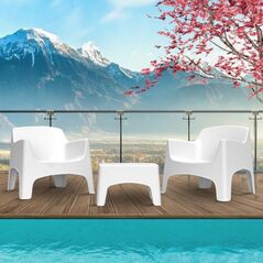 Σετ επίπλων κήπου Set Ibiza Terrace λευκό 8003723002216