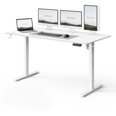 Biurko SENSE7 NOJO LIGHT Białe 140 cmx70 cm