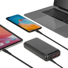 POWER BANK USB 20000MAH/VA2102 BLACK RIVACASE