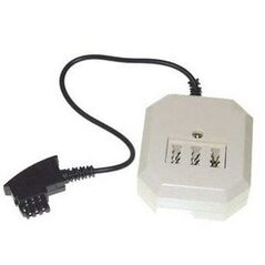 TAE F-Stecker-TAE Kupp NFN/West-Buchse RJ11 (6/4) 0,2m