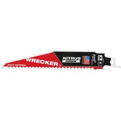 MILWAUKEE Πριονόλαμα TCT WRECKER NITRUS με Καρβίδιο 150mm/6T /5τμχ.