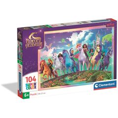 CLE puzzle 104 SuperKolor UnicornAcademy 25091