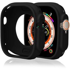 Etui Silicone Watch Case na Apple Watch 42 mm (Series 1/2/3) - czarne