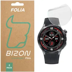 Folia hydrożelowa na ekran Bizon Glass Watch Hydrogel do OnePlus Watch 3 [2 PACK]