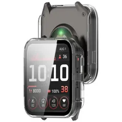 Etui ze szkłem do zegarka Bizon Case+Glass Watch do Garmin Venu X1 przezroczyste