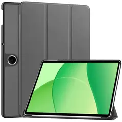 Etui z klapką Bizon Case Tab Croc do OnePlus Pad Lite / Oppo Pad SE szare