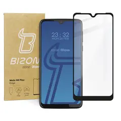 Szkło hartowane Bizon Glass Edge do Moto G8 Play czarne
