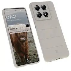 Pancerne etui Bizon Case Tur do Xiaomi 14T Pro jasnoszare