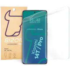 Folia hydrożelowa na ekran Bizon Glass Hydrogel Front do Xiaomi 14T/14T Pro [2 PACK]