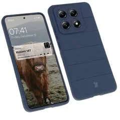 Pancerne etui Bizon Case Tur do Xiaomi 14T granatowe